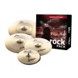 Zildjian A0801R A Rock Pack 4-piece Cymbal Set with 14  Hi-hats, 17  & 19  Crashes, 20  Ride for Drums Cheap