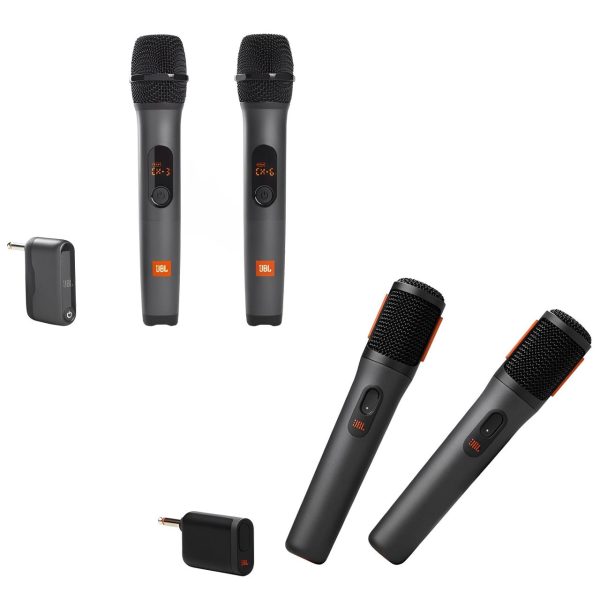 JBL Wireless Microphone Set + Signal Receiver Dongle with 20Hrs  - 700mAh Rechargeable Battery, Max 30m Operating Range, High Vocal Quality, JBL Pro Sound, USB Type-C Cable for PartyBox   PartyBox Encore Speakers Online Sale