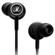 Marshall Mode   EQ In-Ear 3.5mm Wired Headphone Earphones and Interchangeable Sleeves (Black, Black Gold) Cheap