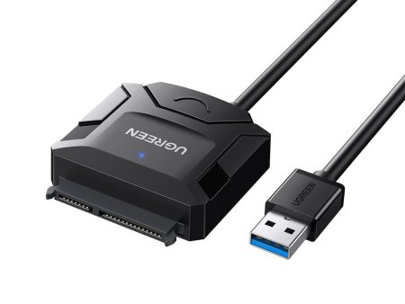 UGREEN 3.5    2.5  SATA to USB 3.0 Converter Adapter Cable 12V with 5Gbps Data Transfer Rate, 20TB Max Supported Storage for SSD HDD Hard Disk Drive to PC, Desktop Computer, Laptop, TV, etc. - Supports Windows, macOS, Linux | 20636 Discount