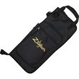 Zildjian Super Drumstick Bag for 12 Pairs Heavy Duty Case with Shoulder Strap and Gold Logo for Drummers | T3256 For Discount