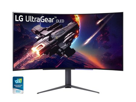 LG 45GR95QE-B 45  UltraGear OLED 240Hz 1440p WQHD HDR Curved Gaming Monitor with AMD FreeSync Premium, NVIDIA G-SYNC Compatible, Black Stabilizer and Dynamic Action Sync Online now