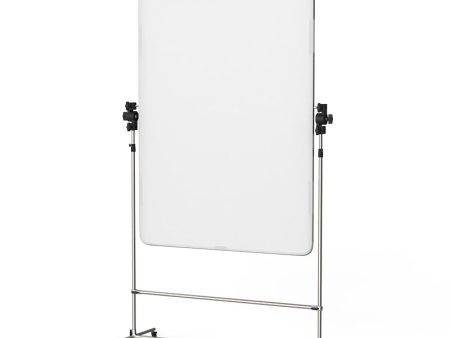 Pxel BG-WS1520 150x200cm White Screen Panel Background Backdrop Display Frame with Wheels for Photography & Studio Lighting For Cheap