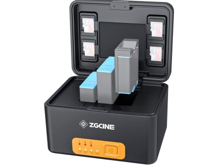 ZGCINE by Ulanzi PS-G10 Fast Charging Case for GoPro Hero 5 6 7 8 9 10 11 with Built-in 10400 mAh Battery and 3 Battery Ports Online