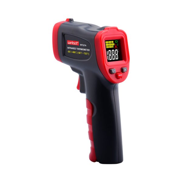 [CLEARANCE] Wintact by Benetech WT327 Non-Contact Infrared Thermometer Digital Thermal Scanner (-50°C - 400°   600°   800°   950°C) w  Triple-A (AAA) Battery Included, Colored LCD Display for Hot Hazardous Objects, Body & Forehead Temperature Check Sale