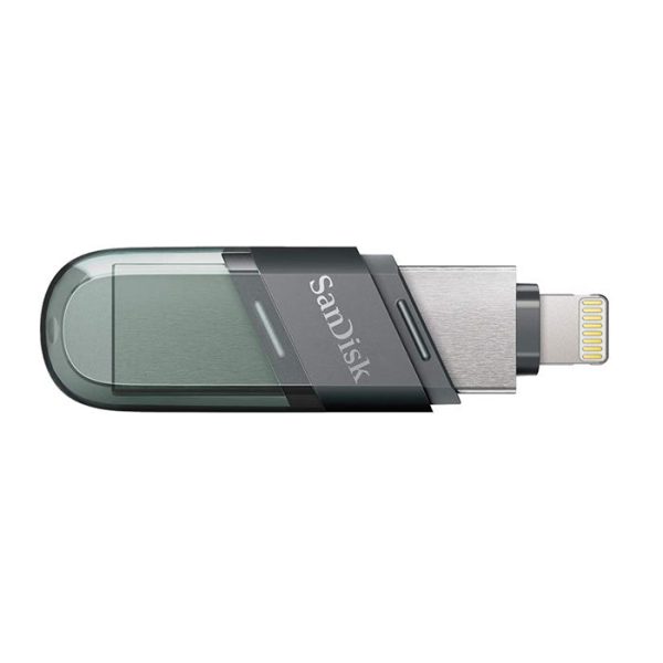 SanDisk iXpand 32GB   64GB   128GB   256GB USB 3.1 to Lightning Flash Drive Flip 2 in 1 read speed for Smartphone, Tablet, Computer | Sea Green, Ice Mint For Cheap