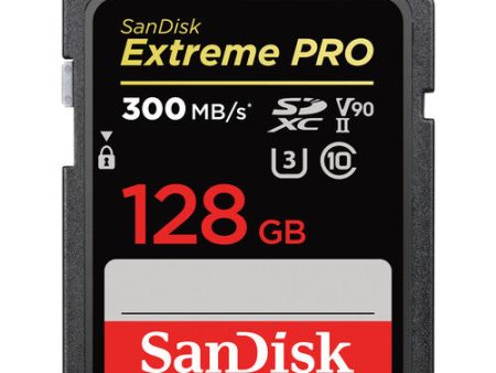 SanDisk Extreme Pro 128GB UHS II SDXC V90 U3 SD Memory Card with 300MB s Read and 260MB s Write Speed, Uninterrupted Cinema-Quality 8K, 4K and Full HD Video Support | SDSDXDK-064G-GN4IN Fashion