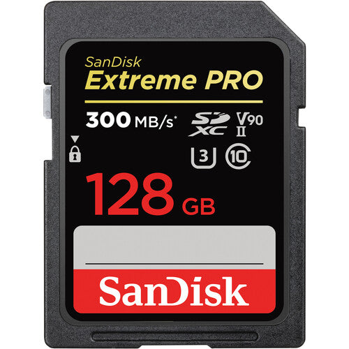 SanDisk Extreme Pro 128GB UHS II SDXC V90 U3 SD Memory Card with 300MB s Read and 260MB s Write Speed, Uninterrupted Cinema-Quality 8K, 4K and Full HD Video Support | SDSDXDK-064G-GN4IN Fashion