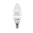 OMNI Clear LED Candle Light Bulb 4W 220V E14 Base with 6500K 2700K Daylight & Warm White, Clear European Style Cover, 270 Degree Beam Angle, 20,000 Hours of Operation, Energy Saving for Interior Lighting | LCC35E14-4W Online