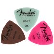 Fender 346 Shape Tru-Shell Premium Acoustic Guitar Picks (0.71mm, 1.00mm, 1.20mm) | 980346 Supply