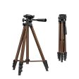 WEIFENG WT-3130 Camera Tripod with Quick Release Plate, 360° Pan & 90° Tilt, 130cm Max. Height, 2.5kg Max. Load Capacity for Smartphone, DSLR, SLR, Mirrorless, Compact, Action Camera Supply