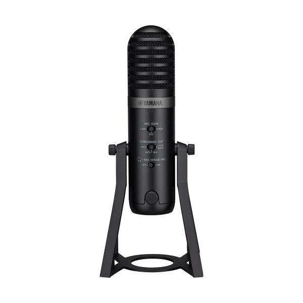 [CLEARANCE] Yamaha AG01 Desktop USB Cardioid Condenser Microphone with Type-C and 3.5mm TRRS AUX I O, Internal Audio Loopback Function and Built-In Mixer for PC Computer Laptop and Mobile Online Hot Sale