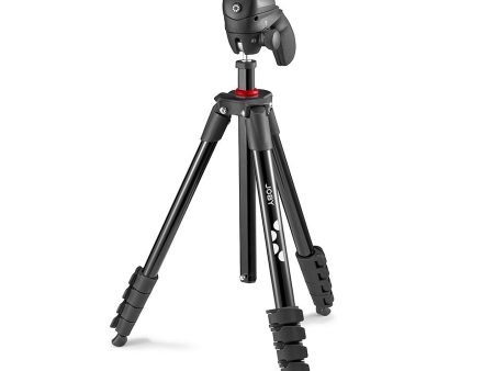 JOBY Compact Action Tripod Kit with Ball Head Camera Mount, 1.5kg Weight Capacity, Carry Bag for DSLR, Mirrorless & Compact Cameras | 1762 on Sale