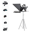 Desview   Bestview T15 T17 T22 (15 , 17 , 21.5 ) High Resolution Broadcast Teleprompter Set with Bluetooth Remote Control, Adjustable PTZ Mount, Foot Pedal and Mobile App Controls for DSLR and Mirrorless Camera Camcorder Cheap