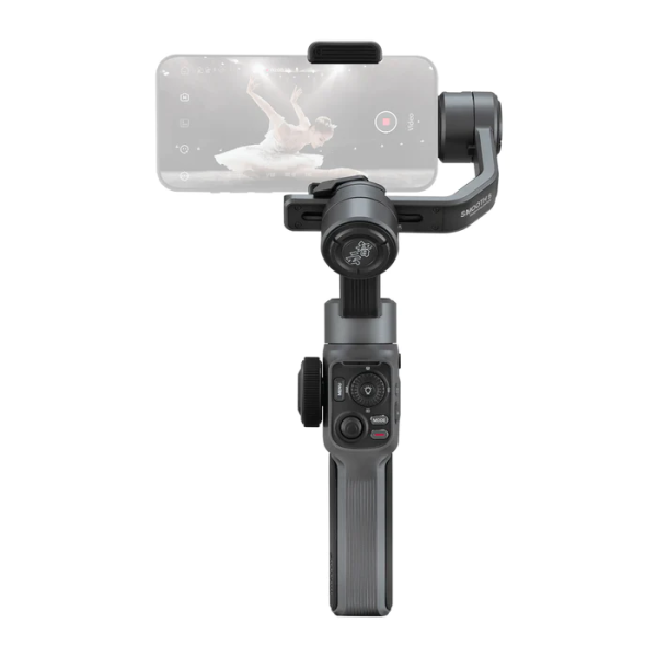 Zhiyun Smooth 5 Smartphone 3-Axis Gimbal Stabilizer Kit with Tripod, 12 Hours Battery Life, USB-C PD Fast Charging, On-board and Mobile App Controls for iPhone & Android Phone Online