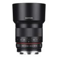 Samyang 50mm f 1.2 CSC Manual Focus APS-C Prime Lens for Fujifilm X Mount Mirrorless Camera with Flare and Ghosting Reduction | SY50M-FX Online now