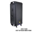 KEVLER DJX-1500 15  800W 3-Way Full Range Rechargeable Active Trolley Speaker with Dual Wireless Mic Selectable Frequency, USB   FM   Bluetooth Function, 2 AUX, Mic, and Guitar Inputs on Sale