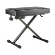 Hercules EZ Height Adjustable Keyboard Bench with 150kg Weight Capacity, Leather Seat, 4 Height Adjustment for Piano Musicians | KB200B Online Hot Sale