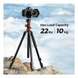 K&F Concept KF09 Series 2-in-1 Aluminum Multifunctional Camera Tripod Monopod Detachable 90  2.3m Transverse Center with Inverted & Overhead Shooting, 10kg Load, Twist Lock, 28mm Metal Ball Head for DSLR SLR, Mirrorless Camera | KF09-119 Online now