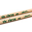 Vic Firth SBG Benny Greb Signature Lacquer Hickory Tear Drop Tip Drumsticks with Medium Taper for Drums and Cymbals Online Hot Sale