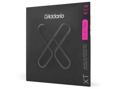 D Addario XT Super Light Coated Electric Guitar Strings Set with Nickel Steel Core for Bright and Natural Tones (.009-.042) | XTE0942 For Sale