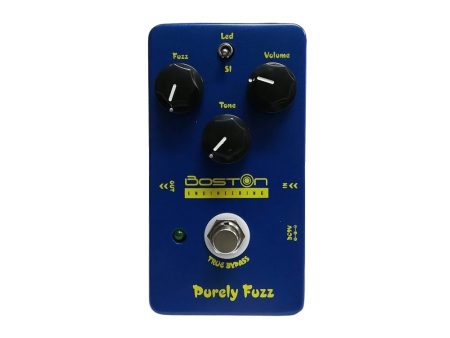 [CLEARANCE] Boston Engineering Compact Purely Fuzz Guitar Effect Pedal with Effect Switching & True Bypass Mode for Electric Guitars Online Sale