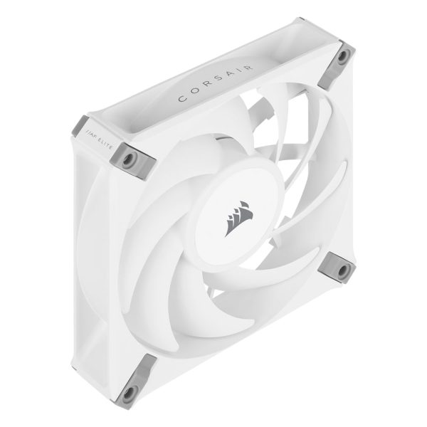 CORSAIR AF120 Elite 120mm Desktop System Unit PWM Cooling Fan with 1850 RPM Fan Speed, Fluid Dynamic Bearing, Low Noise Design and Commander Fan Controller Compatible (White) | CO-9050142-WW Cheap