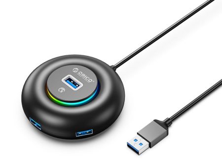 [CLEARANCE] ORICO 4-IN-1 USB HUB 5GBPS RGB (0.3M,1.8M) USB-A Cable with 4-Port USB 3.0 | Windows, Linux & macOS Support | for PCs, Computer Desktops & Laptops | USB Hubs & Docking Stations | YXR2-U3 Hot on Sale