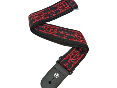 Planet Waves 50A12 35  x 59.5  Adjustable Guitar Strap with Nylon Woven Material (Unique Voodoo) for Guitars For Sale