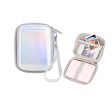 Pikxi Iridescent Holographic Style EVA Padded Hard Case for Instax LiPlay Cameras and MiniLink Portable Printers with Water Resistant Coating, Inner Accessory Pockets, and Hand Strap - Pink, Silver For Cheap