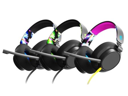 Skullcandy SLYR Multi-Platform Wired Over-Ear Gaming Headset with Microphone, Supreme Sound, Mute & Volume Control Headphones for PC, PlayStation, Xbox, Switch, Mobile Devices | S6SYY Hot on Sale