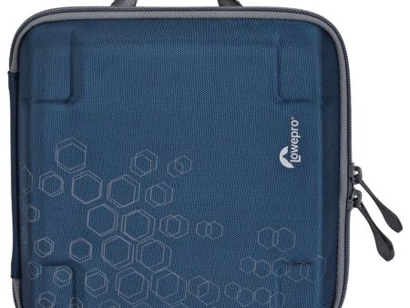 Lowepro Dashpoint AVC 2 Galaxy Blue Hard-Shell Case for Multiple Action Camera and Accessories, Dual Zipper Function, Lightweight Hard-Shell Exterior with Side Handle Grip and Soft Interior with Removable Padded Divider Online Hot Sale