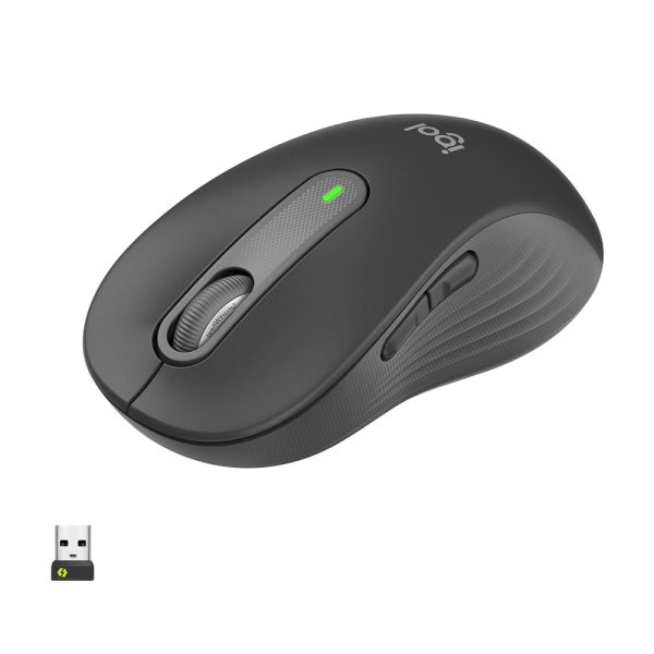 Logitech Signature M650   M650L Wireless Optical Mouse For Business with Precision Scrolling Smart Wheel, Silent Touch Reduced Clicky Keys, Programmable Side Buttons, and Logi Bolt and Bluetooth Connectivity - Graphite, Off White Sale