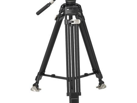 SmallRig FreeBlazer AD-100 Heavy-Duty Carbon Fiber Professional Tripod Kit with DH10 Fluid Video Head, 360° 90° -60° Pan & Tilt Control, Manfrotto and DJU RS Quick Release Plates, 197cm Max Adjustable Height, 10kg Max Load Capacity | 3989 For Discount