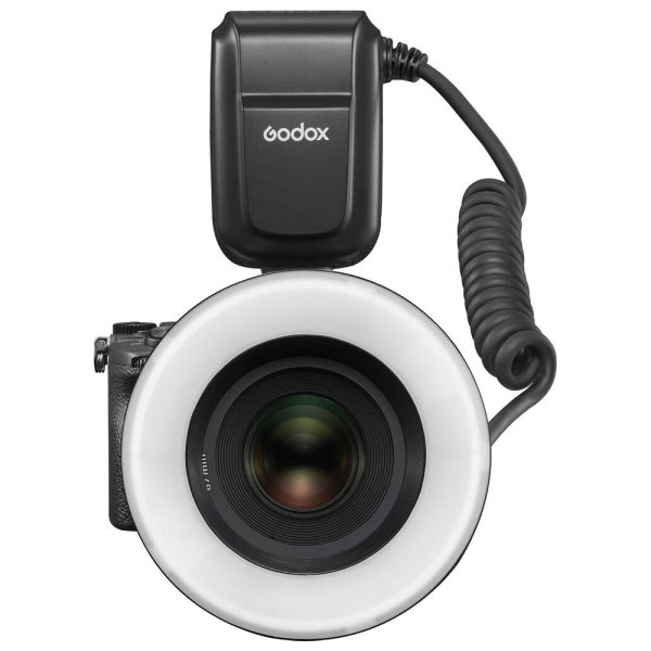 Godox MF-R765+ 49 to 77mm Dental Macro Ring Lens Flash with Wireless Trigger and 8 Lens Adapter Ring Sizes for Dental Photography Fashion