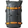 Lowepro Whistler 350   450 AW Backpack for Cameras or Accessories with Weather Cover, Top and Side Access, fits 13 -15  Laptop (Gray) Cheap