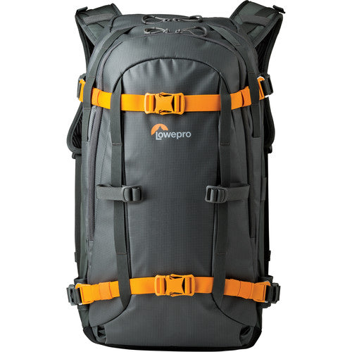 Lowepro Whistler 350   450 AW Backpack for Cameras or Accessories with Weather Cover, Top and Side Access, fits 13 -15  Laptop (Gray) Cheap