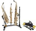 Hercules Multi-Stand for Alto Ternor, Soprano Saxophone and Flute Clarinet DS538B Fashion