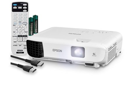 Epson EB-E10   EB-E01 XGA 3LCD Projector USB HDMI with 1024 x 768 Resolution, Up to 3600 Lumens Color & White Brightness, Speakers, 1.35x Digital Zoom, 12 Hours ECO Mode for Business Presentation, Classroom, Cinema Discount