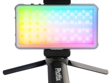 Phottix M100R Ultra Slim RGB LED Light with 21 Lighting Effects, Adjustable Brightness & 2500-8000K Color Temperature for Photography, Videography | PH81418 Cheap