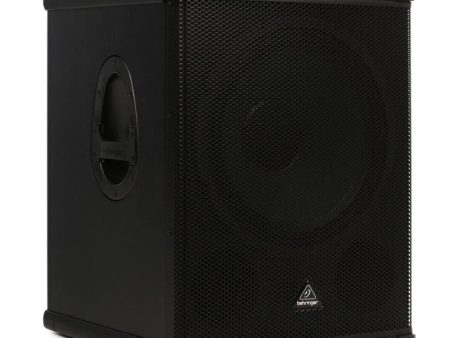 [CLEARANCE] Behringer Eurolive B1800XP High-Performance Active 3000W Powered PA Subwoofer with 18 InchesTurbosound Speaker, Built-In Active Stereo Crossover, Class-D Amplifier, Bass Boost, Phase Switch, Pole Socket Mount Speaker Sale