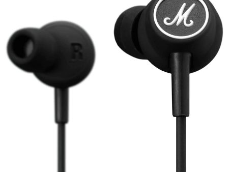 Marshall Mode   EQ In-Ear 3.5mm Wired Headphone Earphones and Interchangeable Sleeves (Black, Black Gold) Cheap