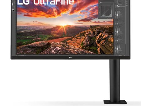 LG 27UN880-B 27  UltraFine IPS 60Hz 4K UHD Monitor with VESA Ergo Stand, HDMI DisplayPort USB-C, AMD Radeon FreeSync, Display HDR 400, Dynamic Action Sync, Black Stabilizer and Super Resolution+ on Sale