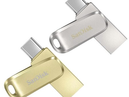 SanDisk Ultra Dual Drive Luxe 32GB 64GB 128GB 256GB USB A 3.2 Gen 1 to Type-C OTG Flash Drive with 400MB s Read Speed and SanDisk Memory App Support | Silver, Gold Online Hot Sale