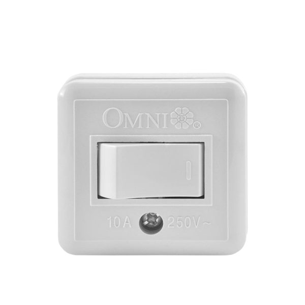 OMNI Surface Mounted Convenience Switch 10A 220V for Electrical Appliances | WSS-003 For Cheap