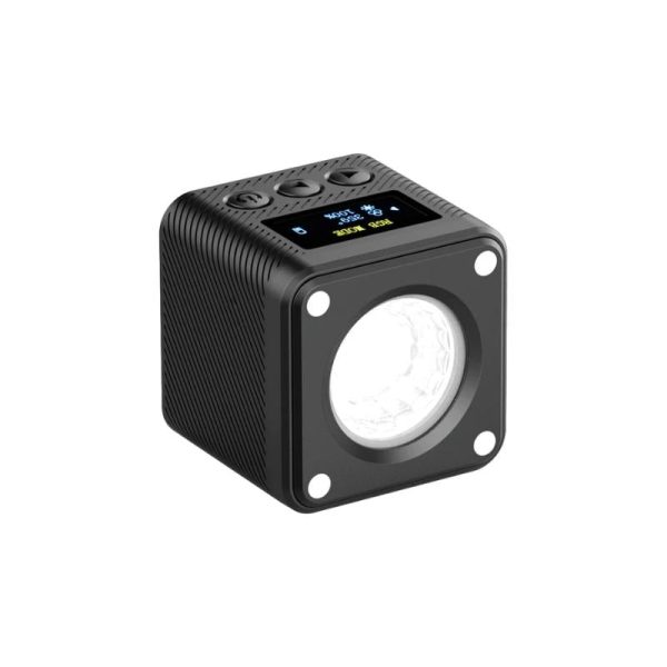 Ulanzi L2 RGB   Bi-Color COB Magnetic Mini Cube Video Light 800mAh with OLED Display, 1 4 -20 Screw Mount, Dual Cold Shoe for Vlog Vlogging Content Creation Supply