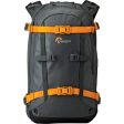 Lowepro Whistler 350   450 AW Backpack for Cameras or Accessories with Weather Cover, Top and Side Access, fits 13 -15  Laptop (Gray) Cheap