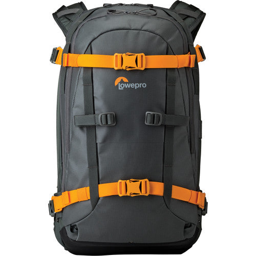 Lowepro Whistler 350   450 AW Backpack for Cameras or Accessories with Weather Cover, Top and Side Access, fits 13 -15  Laptop (Gray) Cheap