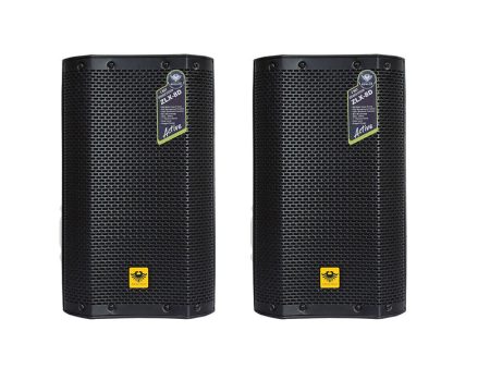 KEVLER ZLX-8D 8  250W 2-Way Full Range Active Loud Speaker with LCD Display and Class D Amplifier, Built-In USB Port and Bluetooth Function, Mic Line   Guitar, RCA and XLR Line I O and DSP Preset Modes | ZLX-8D Hot on Sale