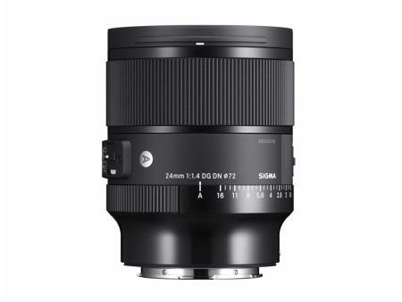 Sigma 24mm F1.4 DG DN Art Lens for Sony E-Mount Mirrorless Cameras Full Frame Format with 72mm Front Filter Thread, Two FLD Elements & One SLD Elements, Four Aspherical Elements, and STM Autofocus Motor for Professional Photography For Discount